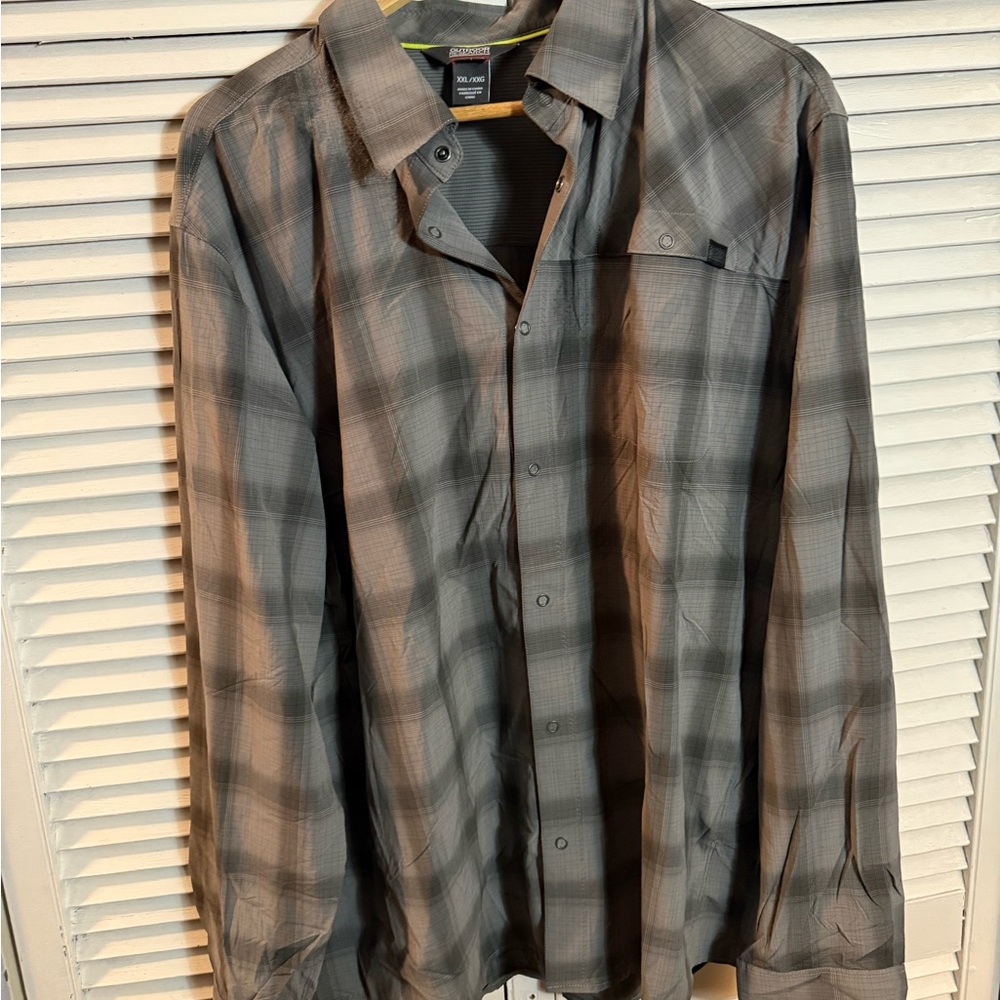 Outdoor Research Charcoal Plaid Shirt